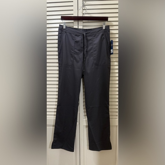 Cherokee Workwear Revolution Scrubs Pant Mid Rise Straight Leg Drawstring WW005 - Picture 2 of 5